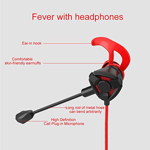 Gaming Headset, PC Gaming Headset In-Ear Gaming Kopfhörer mit Dual Mic für PS4 PC Xbox One Laptop Mac Grün Bild 6