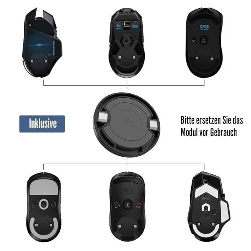 Ladestation für Logitech Maus G502 Lightspeed, G703, G903 Lightspeed und PRO Wireless Gaming-Maus Powerplay, kabelloses Ladesystem Bild 7