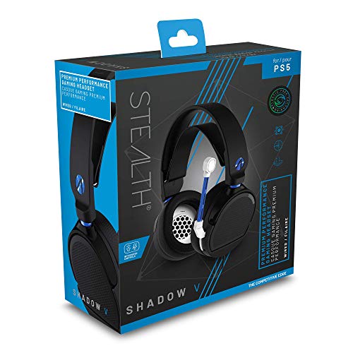 Stealth Shadow-V Over-Ear-Gaming-Headset, für PS4/PS5, XBOX, Nintendo Switch, PC mit flexiblem Mikrofon, 3,5-mm-Klinke, 1,5-m-Kabel, leicht, komfortabel und langlebig Bild 2