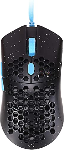HK Gaming Sirius M Ultraleichte, Mit Wabenmuster Versehene, Beidhändige, Kabelgebundene Gaming-Maus - 6 Tasten - 12 000 CPI - 54 g (Sirius-M, Phantom Limitierte Auflage) Bild 1