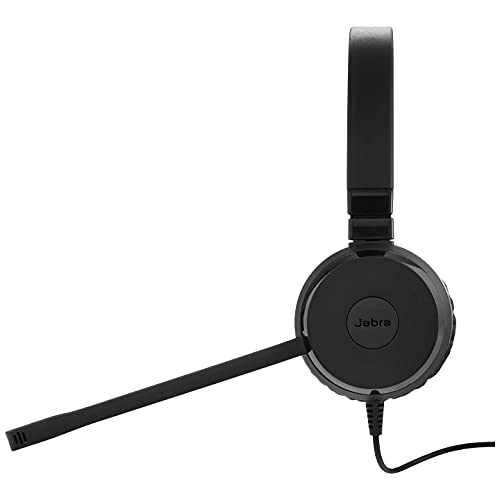 Jabra Evolve 20 SE Stereo Headset, USB-C Kabel mit Anrufsteuerung, Microsoft Teams zertifiziert, Schwarz Bild 3