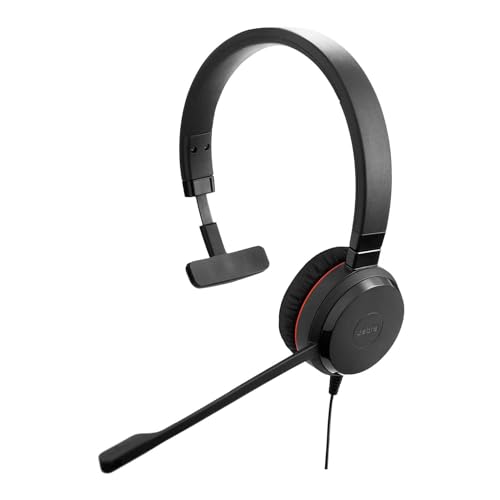 Jabra Evolve 20 Special Edition UC Mono USB-C (Überkopfbügel) Kunstleder-Ohrpolster, USB Anschluss, mit Mute-Taste und Lautstärke-Regler am Kabel Bild 3