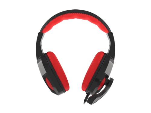 Genesis Argon 110 Stereo-Kopfhörer mit Mikrofon, 2.0 Gaming Headset, Kabelgebunden, 40 mm Treiber, 3,5 mm Klinkenanschluss, Leicht und Bequem, Für PC, Laptop, Multimedia und Online-Kommunikation Bild 2