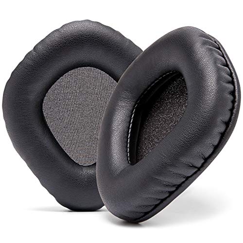 WC Upgraded Replacement Earpads for Corsair Void & Corsair Void Pro Wired & Wireless Gaming Headsets Made by Wicked Cushions | Improved Durability, Thickness, and Sound Isolation | (Black) Bild 1