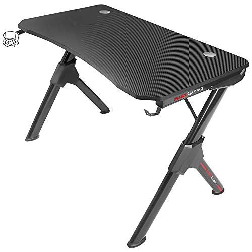 Mars Gaming MGDW, Ergonomischer Gaming-Tisch, Headset+Flaschenständer, 110x60cm, Weiß Bild 3