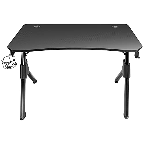 Mars Gaming MGDW, Ergonomischer Gaming-Tisch, Headset+Flaschenständer, 110x60cm, Weiß Bild 5