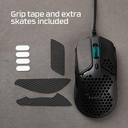 HyperX Pulsefire Haste Gaming-Maus – Ultraleicht, 59g, Wabenschale, Hex-Design, HyperFlex-Kabel, bis zu 16.000 DPI, 6 programmierbare Tasten Bild 6