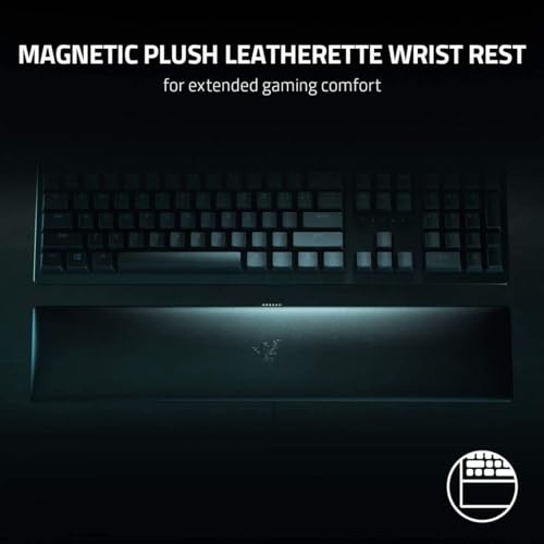 Razer Huntsman V2 Analog - Premium Gaming Tastatur mit analogen optischen Schaltern (ergonomische Handgelenkauflage, Digitale Drehsteuerung, 4 Medientasten, RGB-Chroma) UK-Layout | Schwarz Bild 4