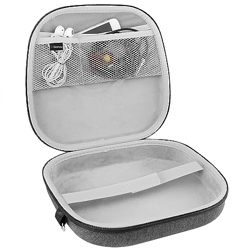 Geekria Shield Kopfhörerhülle kompatibel mit Turtle Beach Recon 70, Stealth 450 Gaming und mehr, Ersatz-Hartschalen-Reise-Umhängetasche mit Kabelaufbewahrung (Dunkelgrau) Bild 2