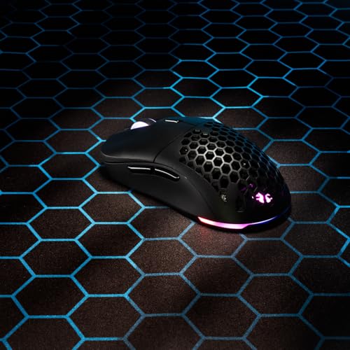 Newskill Arakne Elite Professionelle Gaming-Maus, RGB, 16.000 DPI, beidseitiges Design, seitliche Tasten und obere Abdeckung, Schwarz Bild 2