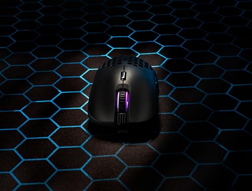 Newskill Arakne Elite Professionelle Gaming-Maus, RGB, 16.000 DPI, beidseitiges Design, seitliche Tasten und obere Abdeckung, Schwarz Bild 3