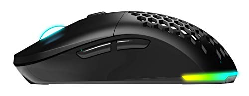 Newskill Arakne Elite Professionelle Gaming-Maus, RGB, 16.000 DPI, beidseitiges Design, seitliche Tasten und obere Abdeckung, Schwarz Bild 6