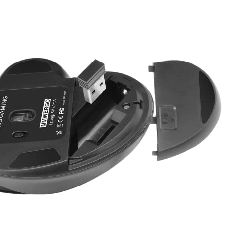 Mars Gaming MMWERGO Ergonomische Kabellose Maus für PS4/PS5/XBOX/PC/Mac, Schwarz, Einheitsgröße Bild 6