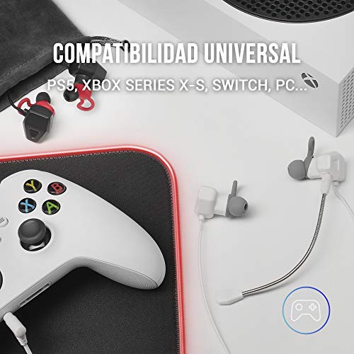 Mars Gaming Gaming MIHXW Weiß, In-Ear-Kopfhörer mit Mikrofon, PS4/PS5/XBOX/SWITCH/PC, pequeño Bild 5