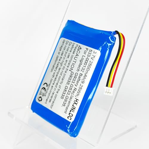 DC 3.7V 2200mAh Li-Ionen Akku für Logitech G933,G533,G935,G933S,G533S Wireless Artemis Spectrum Gaming Headset Akku Ersatz,Kompatibel 533-000132 Bild 6