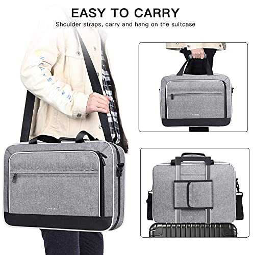 ZtotopCases Tasche Kompatibel mit für Disk/Digital Edition Konsole, Reisetasche für Konsole, Controller, Spiel-Discs, Gaming-Headset und anderes Zubehör – Grau Bild 5