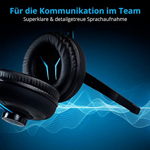 MEDION ERAZER Mage P10 Gaming Headset (Kabelgebunden, integriertes Mikrofon, Lautstärkeregler und Stummschalter, Over Ear, 3,5 mm) Bild 6