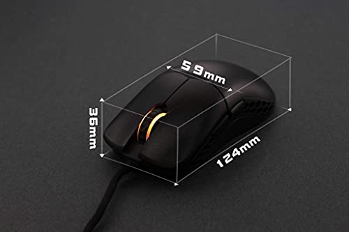 Ducky Feather Gaming Maus ARGB - Huano Switches schwarz Bild 3