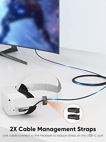 Kompatibel mit Quest 2 Link Kabel 5M, CableCreation USB 3.2 Gen1 auf USB C Kabel 5 Gbps, Link Kable VR Kompatibel mit Oculus Quest 2/Pico Virtual Reality Headsets Gaming PC, 16 FT Bild 4