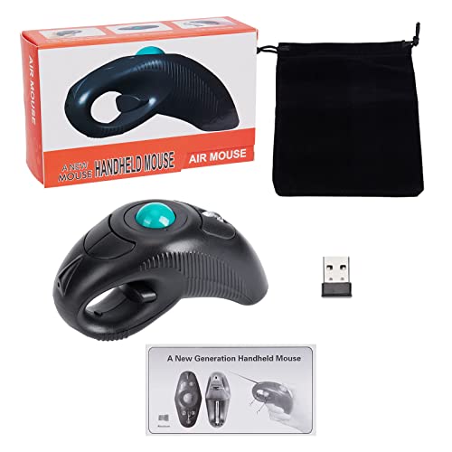 IMAGE Trackball Maus Kabellose USB Handheld Funkmaus mit Laser für Rechts- oder Linkshänder Bild 5