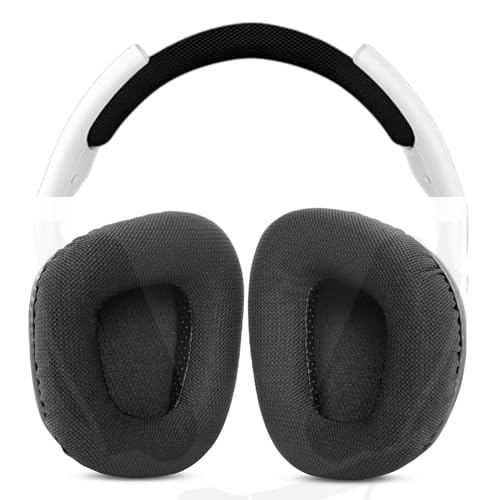 Ersatz-Ohrpolster, Ohrmuscheln, kompatibel mit Corsair Void & Corsair Void Pro kabelgebundenen und kabellosen Gaming-Headsets 7.1, Memory-Schaum, Reparaturteile (Stoffschaum + Stirnband) Bild 4