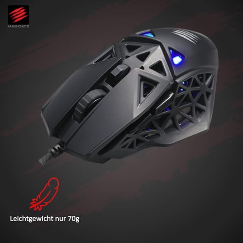 Madcatz MM04DCINBL000-0 Kabelgebunden Gaming-Maus Optisch Ergonomisch Schwarz Bild 3