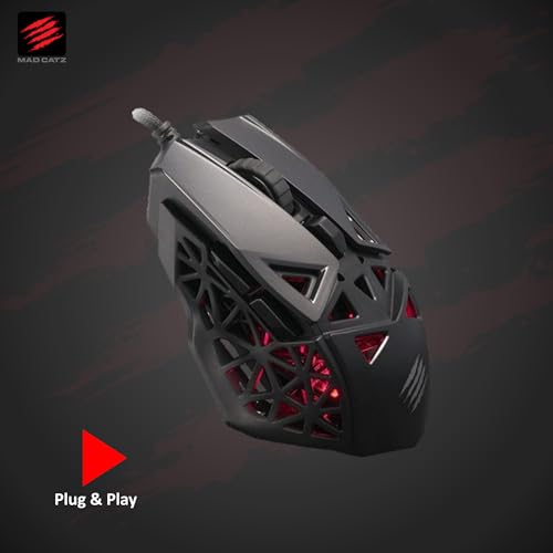 Madcatz MM04DCINBL000-0 Kabelgebunden Gaming-Maus Optisch Ergonomisch Schwarz Bild 5