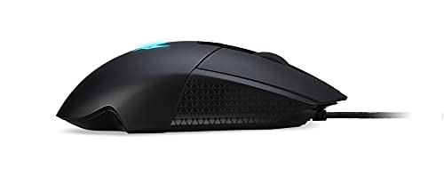 Acer Cestus 315 Gaming Maus (6.500 DPI, 100 IPS Tracking, 6 programmierbare Tasten, 1 ms Reaktionszeit, RGB Beleuchtung, GPMCE11014, schwarz, Programmierbare Tasten 6 Bild 3