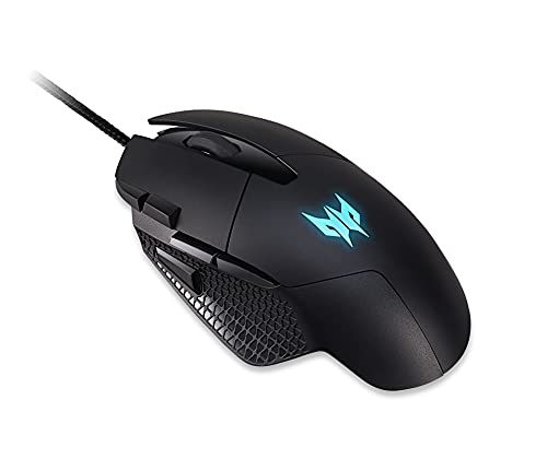 Acer Cestus 315 Gaming Maus (6.500 DPI, 100 IPS Tracking, 6 programmierbare Tasten, 1 ms Reaktionszeit, RGB Beleuchtung, GPMCE11014, schwarz, Programmierbare Tasten 6 Bild 6