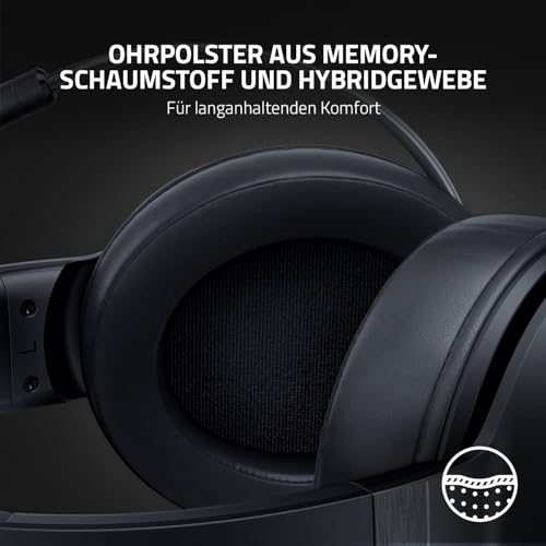 Razer Kraken V3 X - Kabelgebundenes USB-Gaming-Headset (Ultraleichter Kopfhörer, TriForce 40-mm-Treiber, HyperClear-Mikrofon mit Nierencharakteristik, 7.1 Surround Sound, RGB Chroma) Schwarz Bild 6