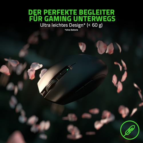 Razer Orochi V2 - Mobile kabellose Gaming-Maus mit bis zu 950 Stunden Batterie-Laufzeit (Ultra leichtes Design, 2 kabellose Modi, Mechanische Maus-Switches) Schwarz Bild 2