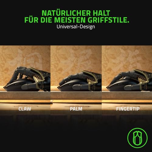 Razer Orochi V2 - Mobile kabellose Gaming-Maus mit bis zu 950 Stunden Batterie-Laufzeit (Ultra leichtes Design, 2 kabellose Modi, Mechanische Maus-Switches) Schwarz Bild 6