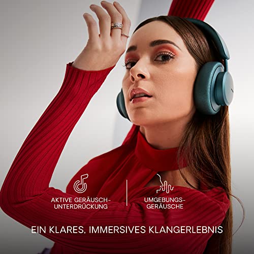 Urbanista Miami Kabelloser Over Ear Bluetooth Kopfhörer mit Hybrid Active Noise Cancelling, 6 ENC Mikrofone, 50h Spielzeit, ANC mit Transparenzmodus, On-Ear Erkennung, Transporttasche (Grün) Bild 4