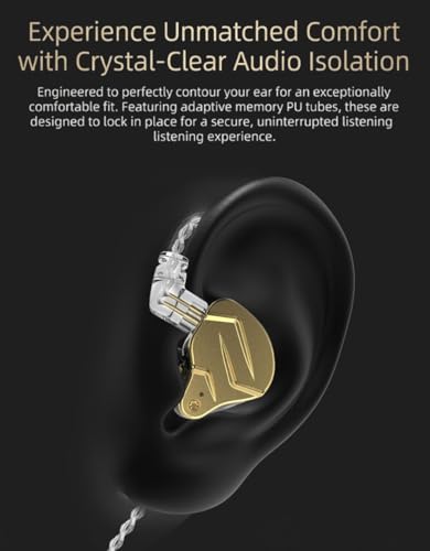 CCA KZ ZSN Pro X In Ear Kopfhörer 1BA 1DD Stereo Earbuds Kopfhörer HiFi Sport Gaming 3.5 mm Wagenheber Kopfhörer Komfort Verschleiß für Telefon Computer Tablet Bild 7