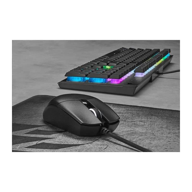 Corsair KATAR PRO XT Kabelgebundene Ultra-Light FPS Gaming Maus - 18.000 DPI - Symmetrische Form - Quickstrike Tasten - iCUE Kompatibel - PC, Mac, PS5, PS4, Xbox - Schwarz Bild 2