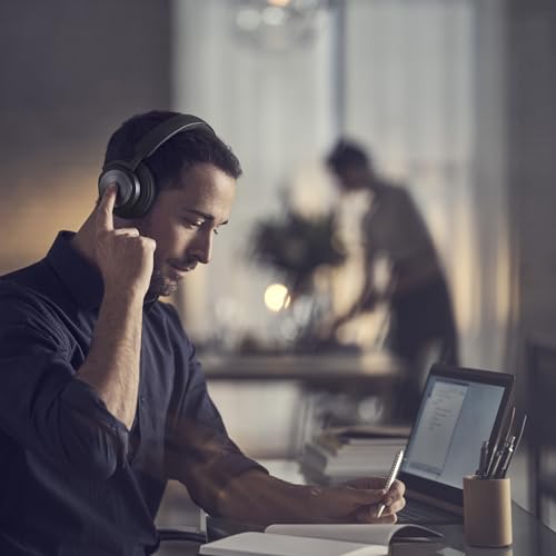 Bang & Olufsen Beoplay HX – Over-Ear Bluetooth Kopfhörer mit Geräuschunterdrückung, bis zu 40 Stunden Akkulaufzeit, 6 Mikrofone, Komfortables kabelloses Headset für Musik und Homeoffice -Black Bild 5
