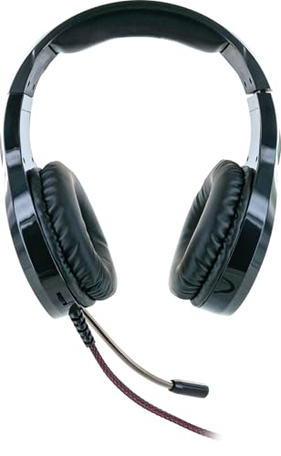 SCHWAIGER GH50 Gaming Headset Kopfhörer Over-Ear LED RBG Licht Flexibles Mikrofon Schaumstoff-Ohrpolster anpassbarer Kopfhörerbügel USB Noise Cancelling kabelgebunden 2,2m Bild 2