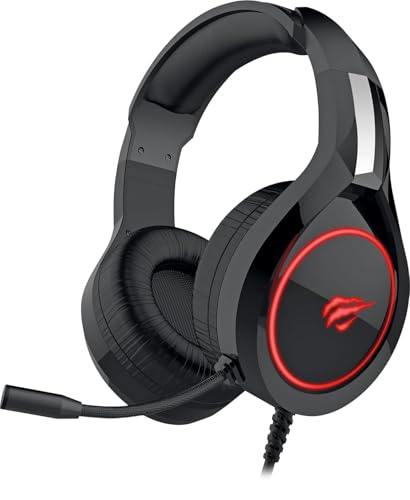 SCHWAIGER GH50 Gaming Headset Kopfhörer Over-Ear LED RBG Licht Flexibles Mikrofon Schaumstoff-Ohrpolster anpassbarer Kopfhörerbügel USB Noise Cancelling kabelgebunden 2,2m Bild 6