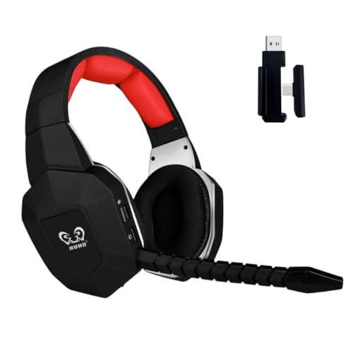 Wireless Gaming Headset Headphone Kompatibel mit PS5 PS4 PC Computer Nintendo Switch Klarer Ton Over-Ear Kopfhörer Abnehmbares Mikrofon Bild 1