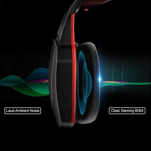 Wireless Gaming Headset Headphone Kompatibel mit PS5 PS4 PC Computer Nintendo Switch Klarer Ton Over-Ear Kopfhörer Abnehmbares Mikrofon Bild 5
