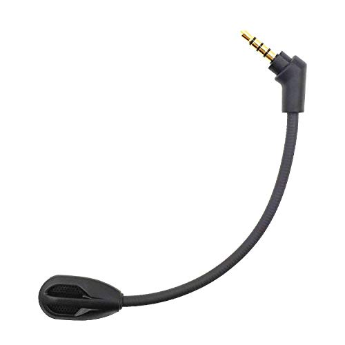 sciuU Boom Mic Mikrofon Kompatibel mit Kingston HyperX Cloud Flight/Flight S Gaming Kopfhörer Kabellosem HX-HSCF-BK, für PS4 / PS4 Pro Computer PC, 3,5 mm Jack Microphone Flexibel Noise Cancelling Bild 1