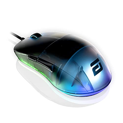 ENDGAME GEAR XM1 RGB Gaming Maus - Optischer PWM3389 Sensor - 50:16.000 DPI - 5 Tasten – GM 4.0-60M Switches - 1 ms Taster Reaktionszeit – USB Ergonomische Leichte Maus 82g - Dark Frost Bild 1