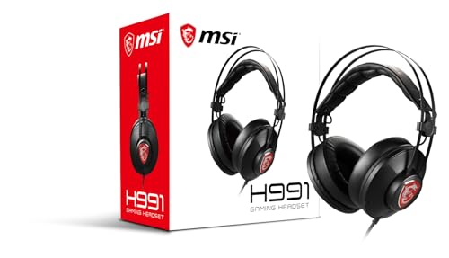 MSI Gaming Headset H991, S37-21000A1-V33, 20x 17x 10 cm, schwarz Bild 4