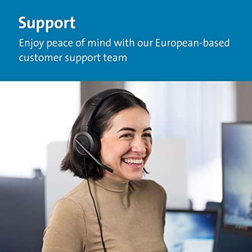Kensington USB-C HiFi-Kopfhörer mit Mikrofon, Hochwertiger Stereosound, Einstellbares Mikrofon mit Geräuschunterdrückung (Noise-Cancelling), Headset für Konferenzen, Calls oder Gaming, K97601WW Bild 6