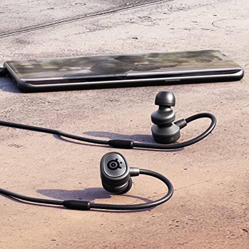 SteelSeries Tusq - In-Ear-Gaming-Headset für mobiles Gaming – Integriertes und abnehmbares, optionales Bügelmikrofon – Ergonomisches Bügel-Design Bild 3