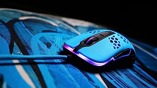 Xtrfy M42 RGB Ultraleichte Gaming-Maus, Miami-Blau, M42-RGB-BLUE Bild 4