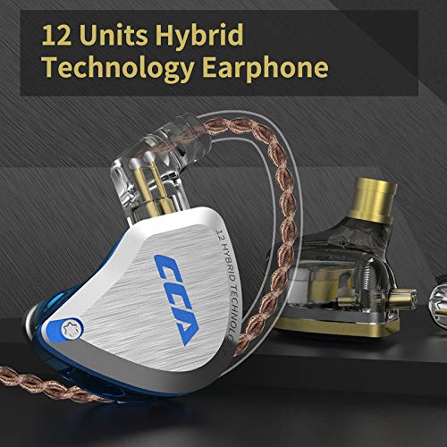 CCA C12 5BA 1DD Stereo Bass Kopfhörer In Ear Kopfhörer mit Kabel Noise Cancelling Sport Earbuds Headset für Musiker Audiophile Sänger DJ Bild 6