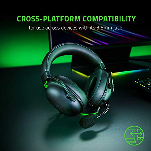 Razer BlackShark V2 X Smartchoice kabelgebundenes Gaming-Headset mit Mikrofon, 7.1-Surround-Sound, 50-mm-Treiber, Memory-Schaumkissen, Multi-Plattform (PC/PS/Xbox/Switch/Handy), 3,5-mm-Klinkenstecker Bild 7