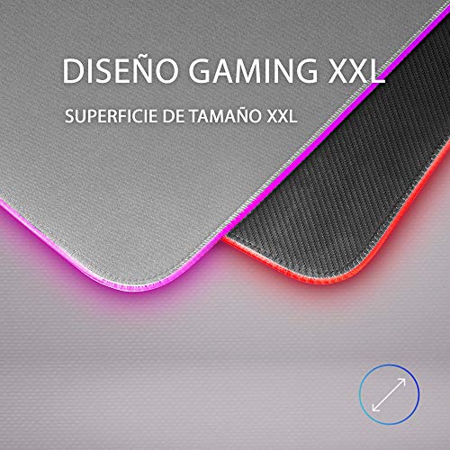 Mars Gaming MMPRGB2S XXL, Mauspad RGB 12 Modi, 2 USB 2.0, Weiß-Silber Bild 4