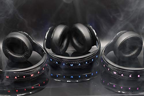 HAYMAKER The Noise Cancelling Bluetooth Wireless Kopfhörer Premium HD Sound & Lange Akkulaufzeit Wettbewerbsfähiges Gaming Headset für Xbox X/S, Xbox, PS5, PS4, PC, Switch, Mobile | Schwarz Bild 3